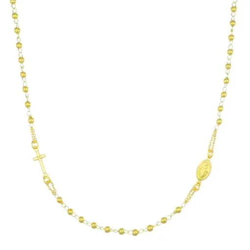 Amen - Collana Rosario Girocollo Dorato