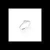 Amen Anello con zirconi bianchi e Croce