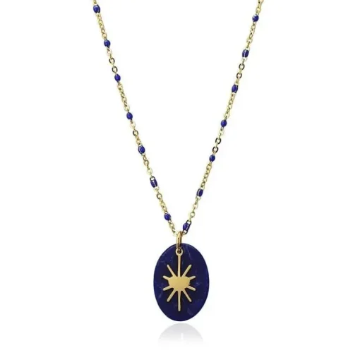 Anartxy - COLLANA CON CUORE IN PIETRA NATURALE - UCRAINA