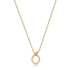 ANIA HAIE - Collana con pendente nodo d'oro