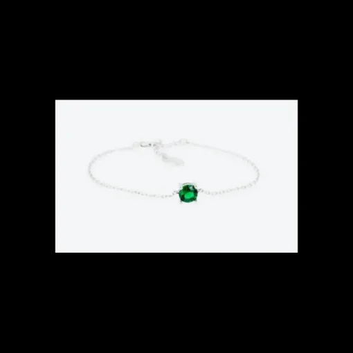 Anihma - BRACCIALE CON ZIRCONE VERDE