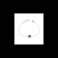 Boccadamo - Bracciale con cristallo blu e zirconi