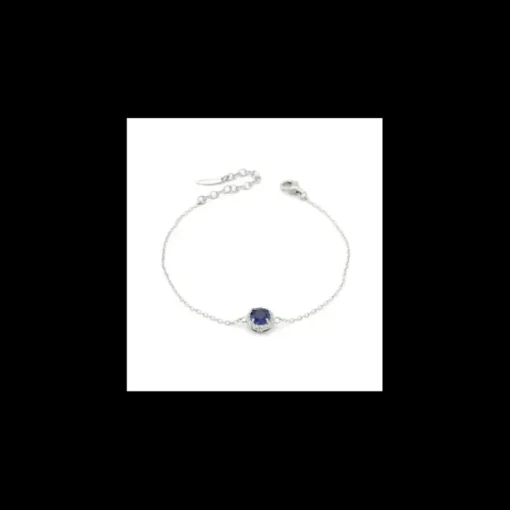 Boccadamo - Bracciale con cristallo blu e zirconi