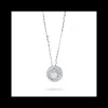 Boccadamo - Collana con zircone tondo bianco e zirconi