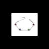 Boccadamo - Bracciale con cristalli rossi, blu, verde e inserti di zirconi