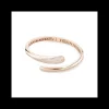 Boccadamo - Bracciale contrarié coloro oro giallo con pavè di zirconi