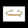 Boccadamo - Bracciale in acciaio con cuoricino pendente e zircone.
