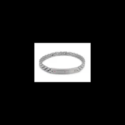 Boccadamo - Bracciale jubilee con piastrina centrale e Pvd rosa