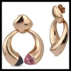 Boccadamo Orecchini Donna Pendenti Con Cristalli Morganite e Ametista