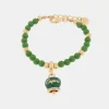 BySimon - Bracciale in Metallo Con campanella portafotuna Capri