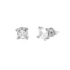 BYSIMON - Orecchini in Argento 925 a lobo punto luce