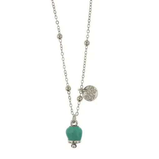 BYSIMON - Collana in Metallo maglia a pallini
