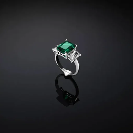 CHIARA FERRAGNI - ANELLO TRILOGY EMERALD