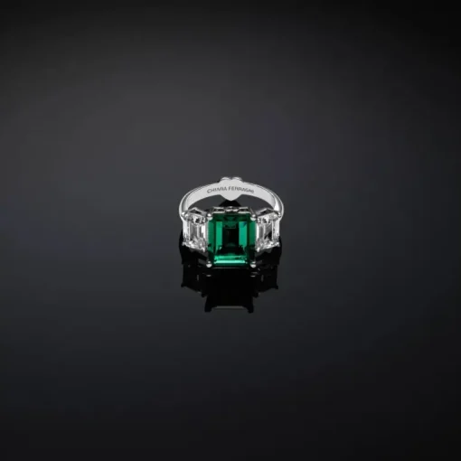 CHIARA FERRAGNI - ANELLO TRILOGY EMERALD