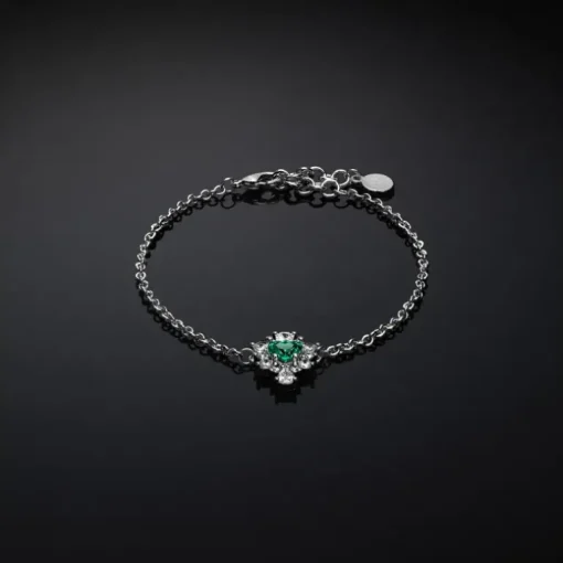 CHIARA FERRAGNI - BRACCIALE CUORE EMERALD