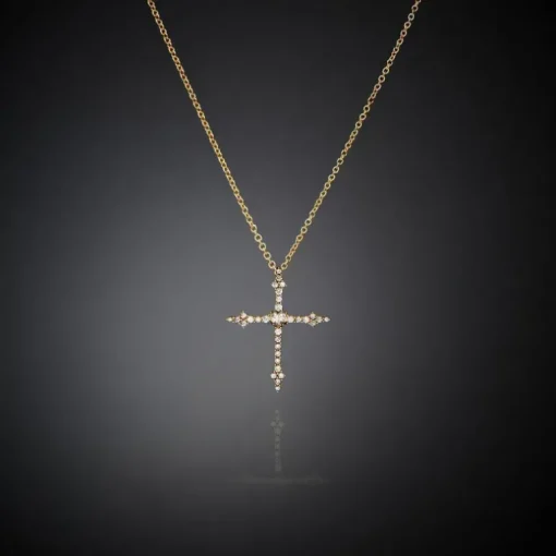 CHIARA FERRAGNI - COLLANA PENDENTE GOTHIC CROCE
