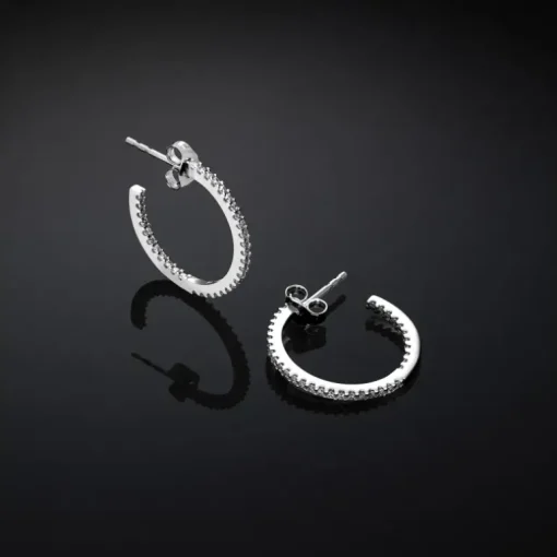 CHIARA FERRAGNI - ORECCHINI A CERCHIO SILVER BIG