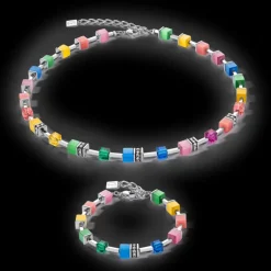Coeur de Lion - Collana GeoCUBE Iconic Pure Rainbow