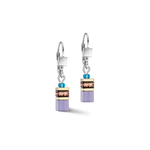 Coeur de Lion - Orecchini GeoCUBE Iconic Lite Rainbow