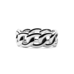 Daniel Wellington - Anello Chunky Chain Silver