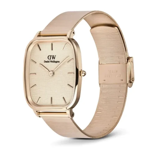 Daniel Wellington - Orologio Marlon Wire Linen Rose Gold