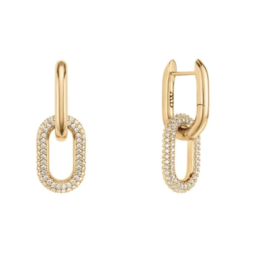 Daniel Wellington - Orecchini Crystal Link Gold