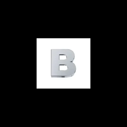 ELEMENTS - Elemento Lettera B In Oro Bianco