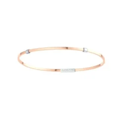 Elements Bracciale argento rosa misura l