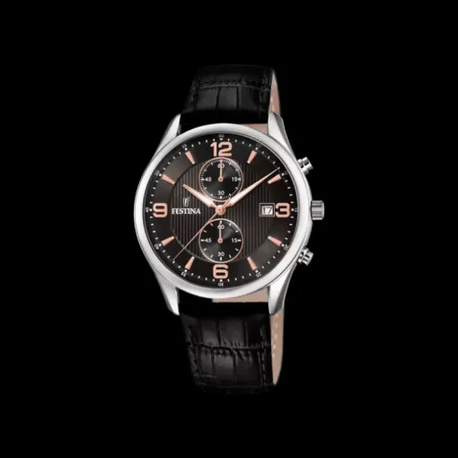 FESTINA - OROLOGIO UOMO TIMELESS CRONOGRAFO MARRONE