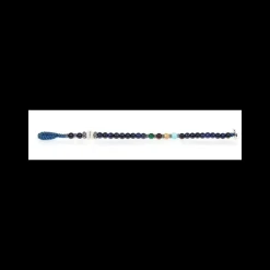 Gerba - Bracciale Occhio di Tigre blu Paesina Turchese