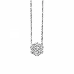 GIORGIO VISCONTI COLLANA GIROCOLLO IN ORO BIANCO E DIAMANTI