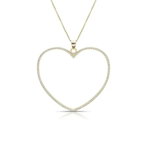 GN GIOIELLI COLLANA CON Cuore Arg 925