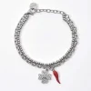 2Jewels - Bracciale in acciaio 316L smalto cristalli