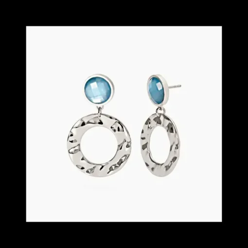 2Jewels - Orecchini in acciaio 316L vetro madreperla