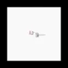 2Jewels - Orecchini in acciaio 316L zirconi