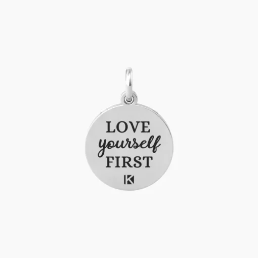 Kidult - PENDENTE con cuore e frase love yourself Cuore | autostima