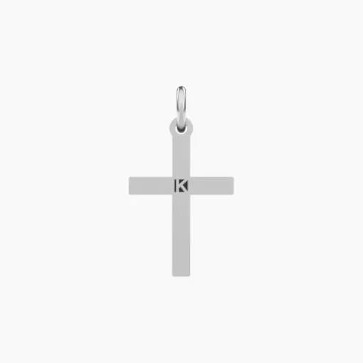 Kidult - PENDENTE croce con cristalli bianchi Croce | credici