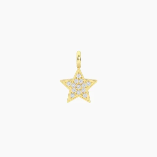 Kidult - PENDENTE dorato con stella in cristalli STELLA | SEI SPECIALE