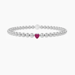 Kidult - Bracciale elastico con tormalina sintetica