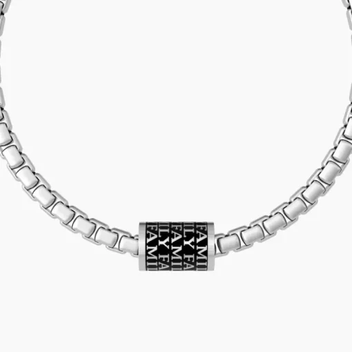 Kidult - Bracciale in acciaio 316L e PVD Nero