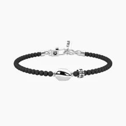 Kidult - Bracciale per papà regolabile in acciao e gunmetal PAPÀ | UNICITÀ
