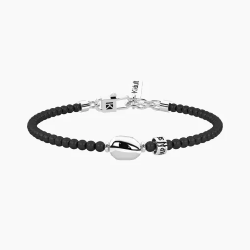 Kidult - Bracciale per papà regolabile in acciao e gunmetal PAPÀ | UNICITÀ