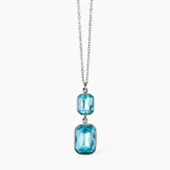 Kidult - Collana a girocollo con cristalli pendenti STYLE 01