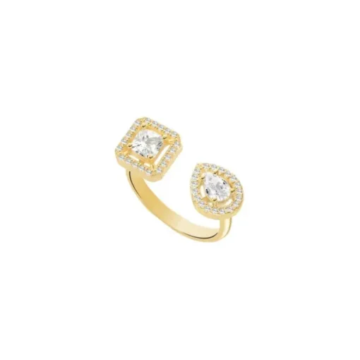 Laura P. - Anello con pietre taglio goccia e princess