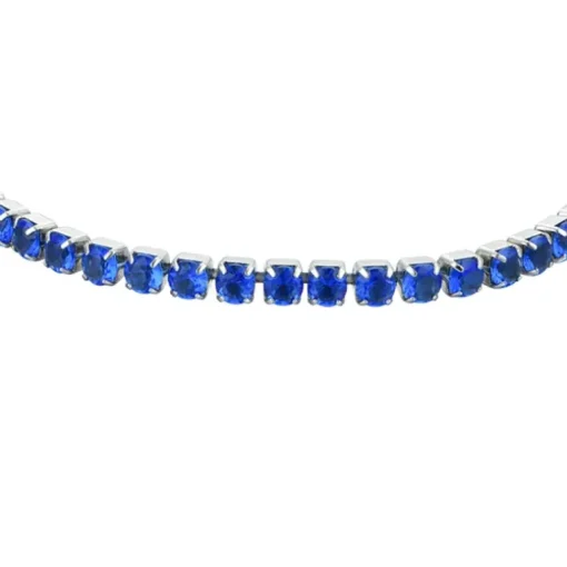 Luca Barra - BRACCIALE TENNIS DONNA CRISTALLI BLU