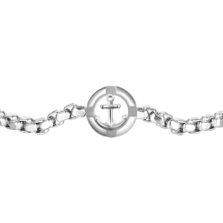 Luca Barra - BRACCIALE UOMO IN ACCIAIO CON ANCORA