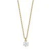 Luca Barra - COLLANA DONNA IN ACCIAIO IP GOLD CON CRISTALLO BIANCO