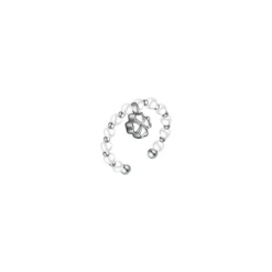 Luca Barra - ANELLO DONNA CON SFERA IN ACCIAIO