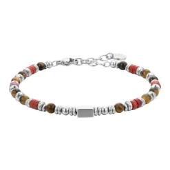 Luca Barra - Bracciale pietre occhio di tigre