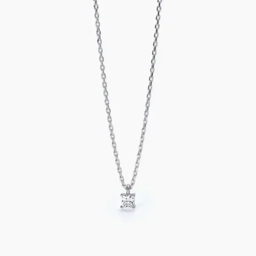 MABINA - Collana in argento con punto luce PUNTO DI VISTA